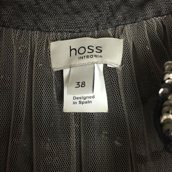 Hoss Intropia | Sheer Sequin Dress Cover Up | 38/M - Picture 4 of 6